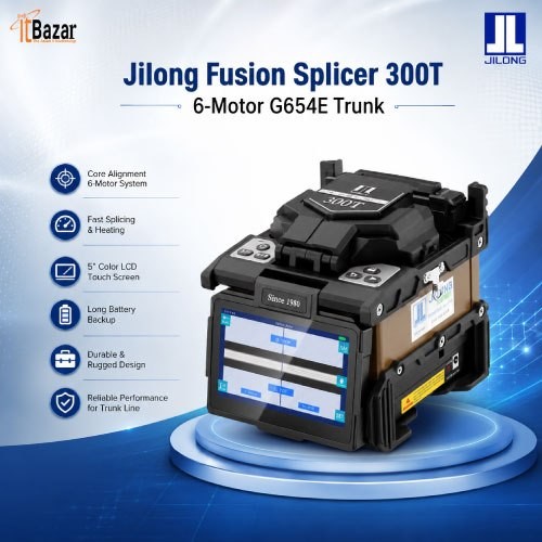Jilong Fusion Splicer 300T 6-Motor G654E Trunk Image