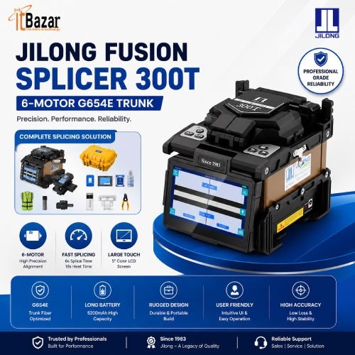 Jilong Fusion Splicer 300T 6-Motor G654E Trunk Image