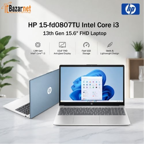 HP 15-fd0807TU Intel Core i3 13th Gen 15.6 Inch FHD