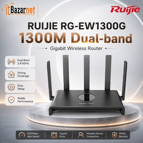 Ruijie RG-EW1300G 1300M Dual band Gigabit Wireless Router Image