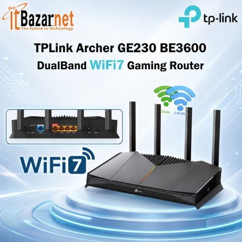 TPLink Archer GE230 BE3600 DualBand WiFi7 Gaming Router Image