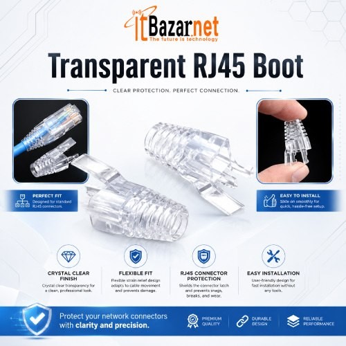 RJ45 Boot Cap Transparent Image