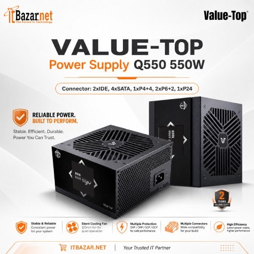 ValueTop Neo Q550 Real 550W Power Supply Image