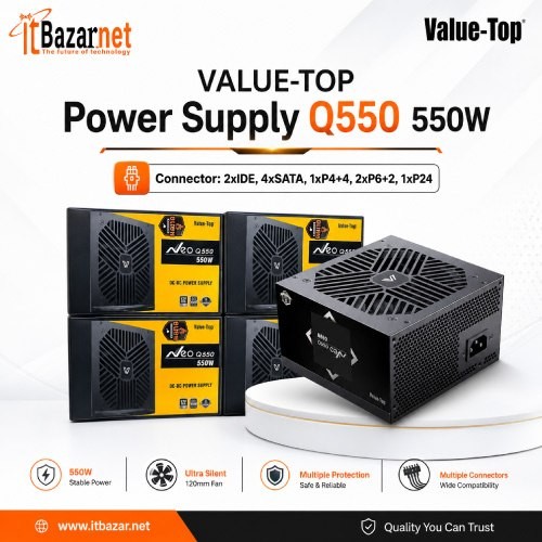 ValueTop Neo Q550 Real 550W Power Supply Image
