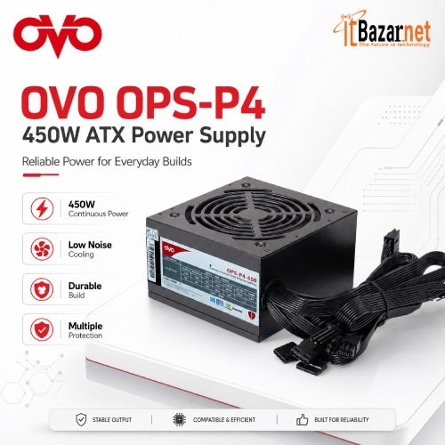 OVO   Power Supply  OPS P4 450W ATX Image
