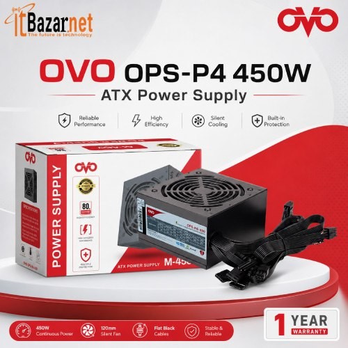 OVO   Power Supply  OPS P4 450W ATX Image