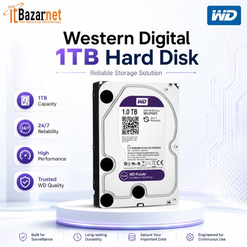 Western Digital 1TB External Hard Disk Image