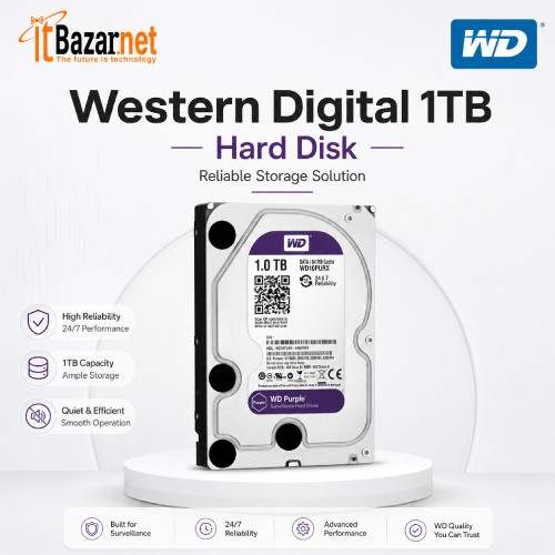 Western Digital 1TB External Hard Disk Image