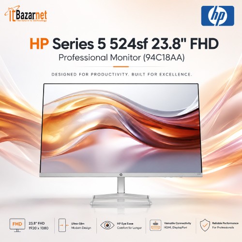HP Series 5 524sf 23.8" FHD Professional Monitor (94C18AA) Image