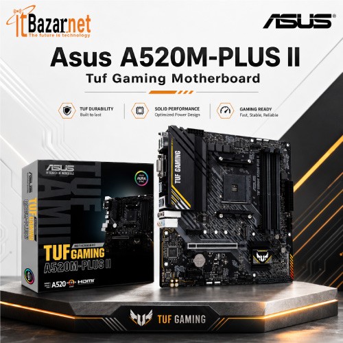 ASUS TUF GAMING A520M-PLUS II Motherboard Image