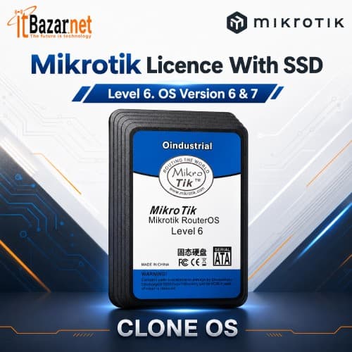 Mikrotik Licence With SSD Level 6. OS Version 6 & 7 Image