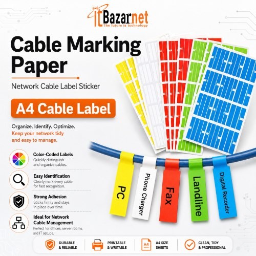 Cable Marking Paper Water Proof 1 Page Have 30Ps Image