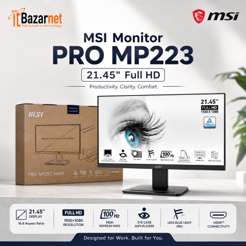 MSI Monitor PRO MP223 21.45" Full HD Image