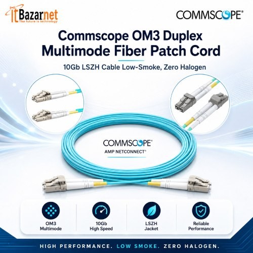 OM3 Fiber Patch Cord Duplex Multimode 5M