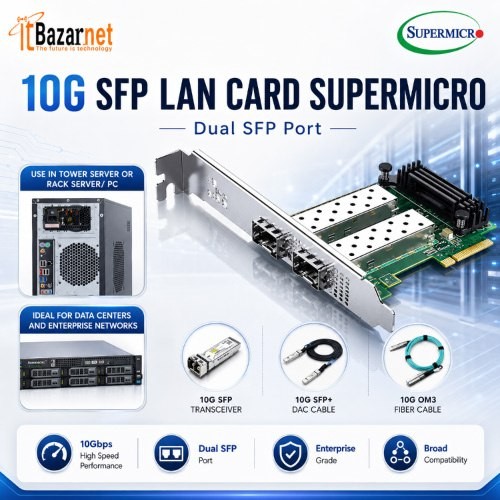 Supermicro 10G SFP+ Network Interface Card (NIC) Image