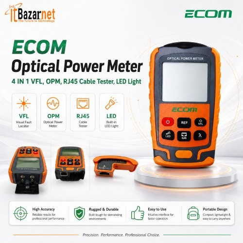 Ecom Optical Power Meter with VFL 4-in-1 Image