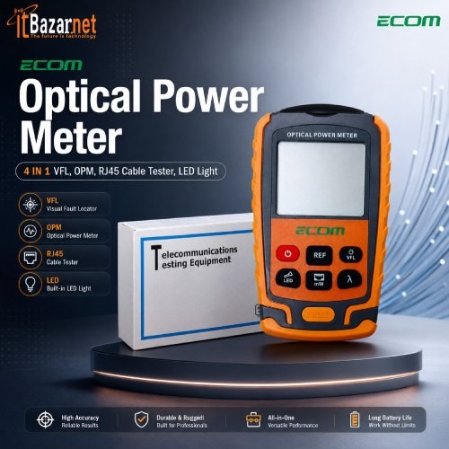 Ecom Optical Power Meter with VFL 4-in-1 Image