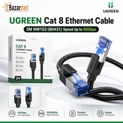 UGREEN Cat8 Ethernet Cable NW153 (80431) 2M Image
