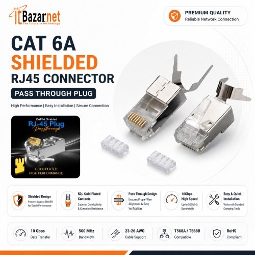 Cat6A Shielded RJ45 Connector Image