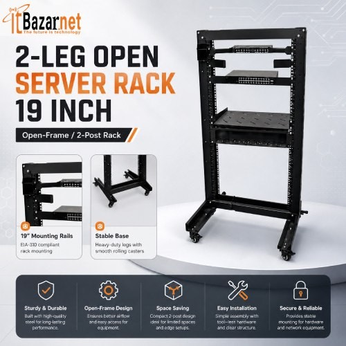 22U Open Server Rack 2 Stand 19Inchi Image
