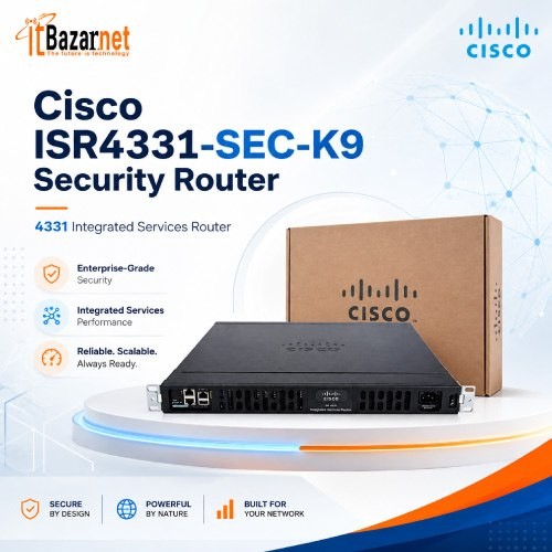 Cisco Security Router ISR4331-SEC-K9 3Port Gigabit ISR 4331 Image