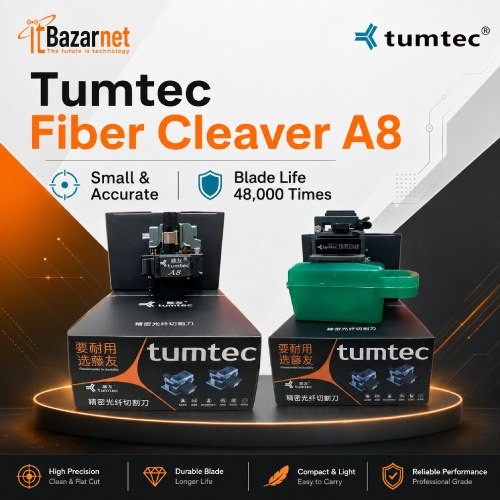 Tumtec A8 Fiber Optic Cleaver Precision Fiber Cutting Tool Image