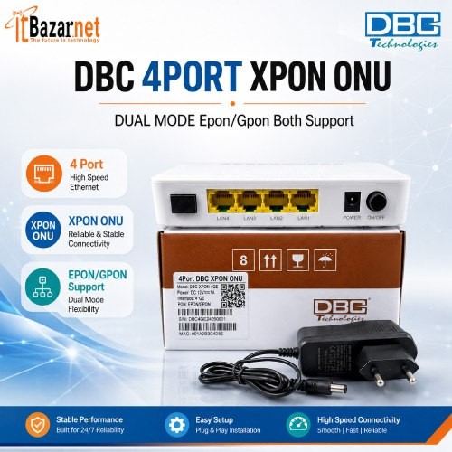 DBC 4-Port Gigabit XPON ONU Dual Mode Image