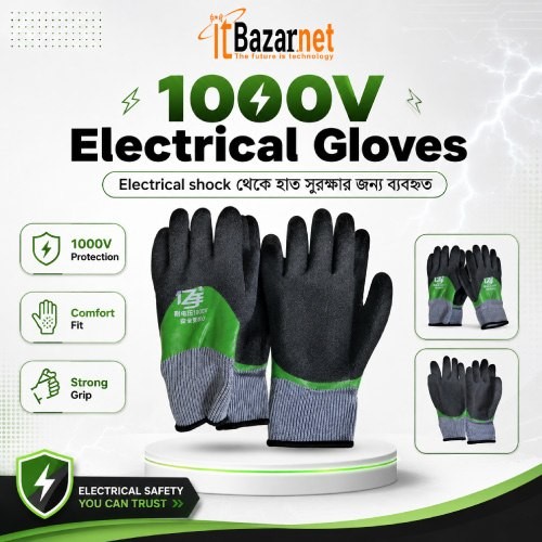 Electrical Shockproof Hand Gloves 1000V Safety Gloves Image