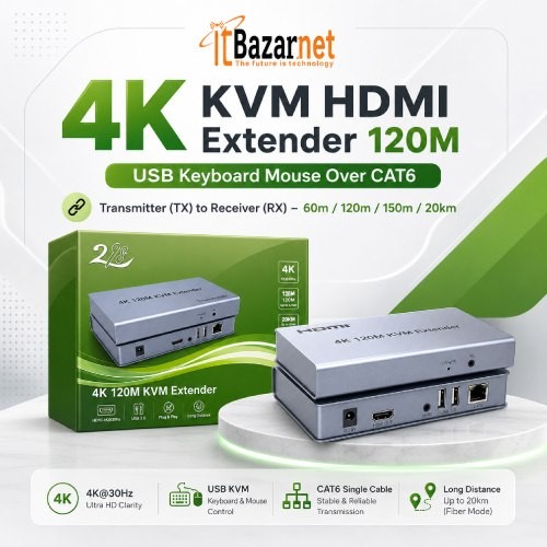 KVM HDMI Extender HDMI USB KVM Extender Image
