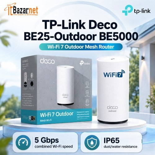 TP-Link Deco BE25-Outdoor BE5000 Wi-Fi 7 Mesh Image