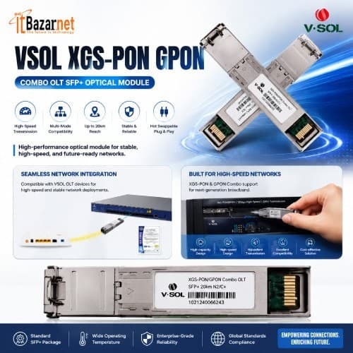 VSOL XGS PON GPON Combo OLT SFP+ Module Image