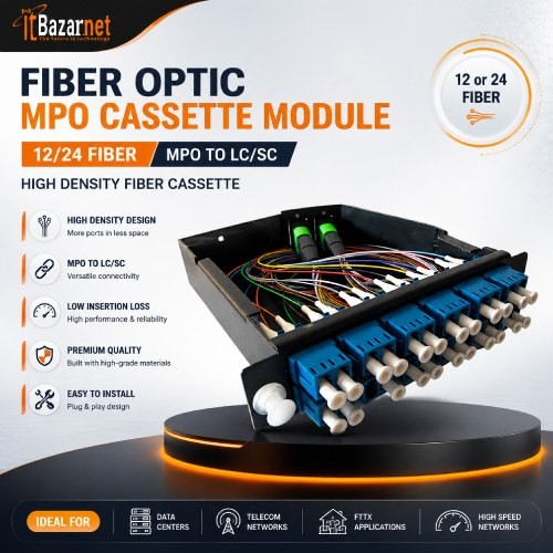 Fiber Optic MPO Cassette Module Image