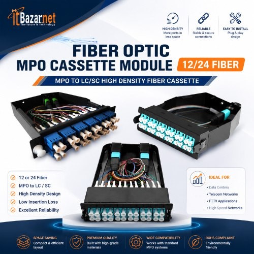 Fiber Optic MPO Cassette Module Image