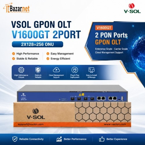 VSOL Gpon OLT V1600GT 2 Port With 10GE Uplink Port Image