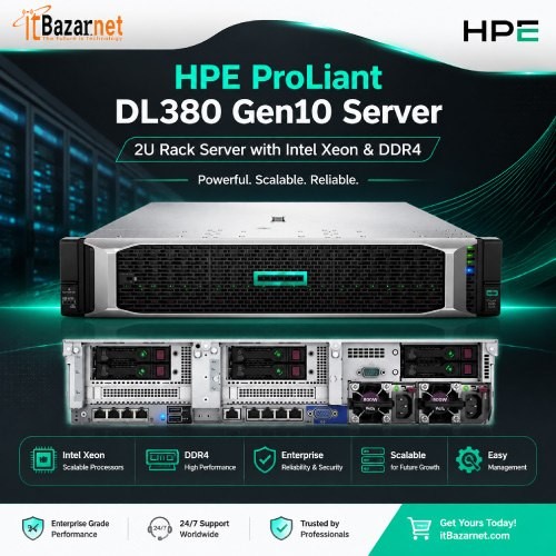 HPE ProLiant Server DL380 Gen10 Server 2U Rack Server Image