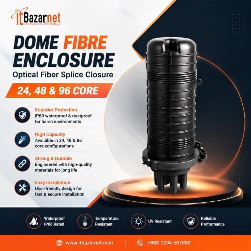 Fibre Enclosure Dome Type Optical Fiber Splice Closure Image