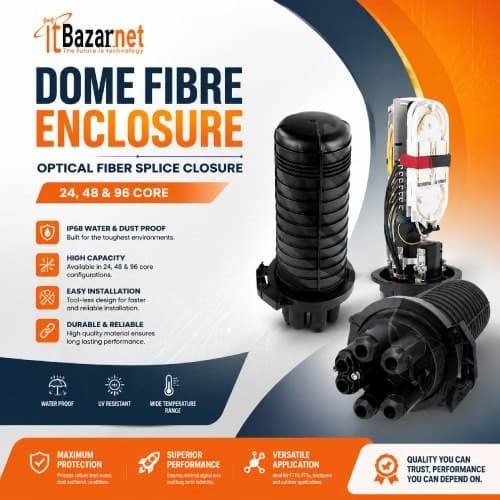 Fibre Enclosure Dome Type Optical Fiber Splice Closure Image