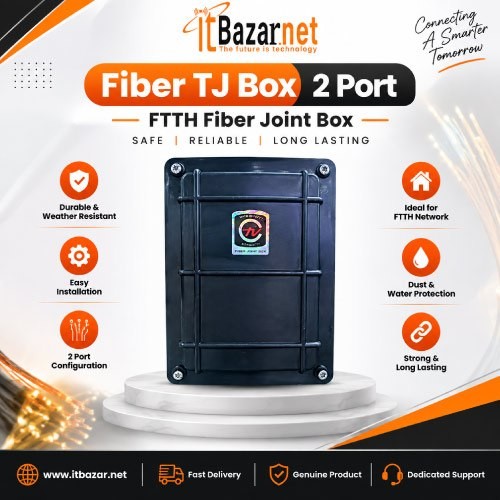 2Port Fiber TJ Box FTTH Fiber Joint Box Image