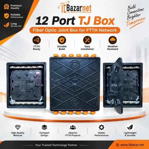 12Port TJ Box Fiber Optic Joint Box for FTTH Network Image
