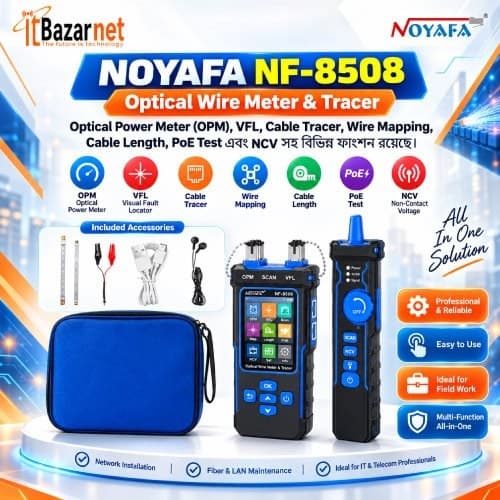 Optical Wire Meter And Tracer NOYAFA NF8508 9in1 Network Cable Tester Image