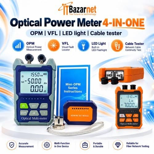 Mini Optical Power Meter with VFL & Cable Tester Image