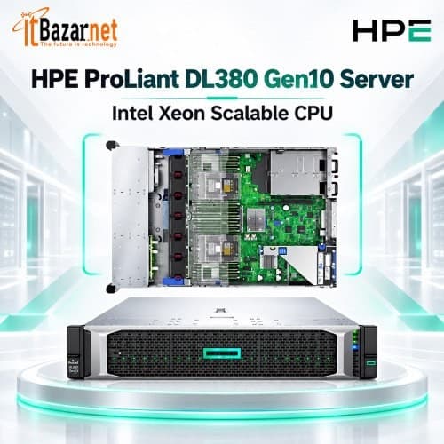 HPE ProLiant DL380 Gen10 Server Intel Xeon Scalable CPU Image