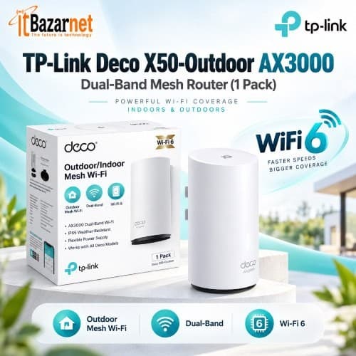 TPLink Deco X50 Outdoor AX3000 WiFi6 Mesh Router Image