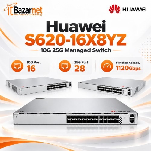 Huawei Switch S620-16X8YZ 16Port 10G with 8Port 25G