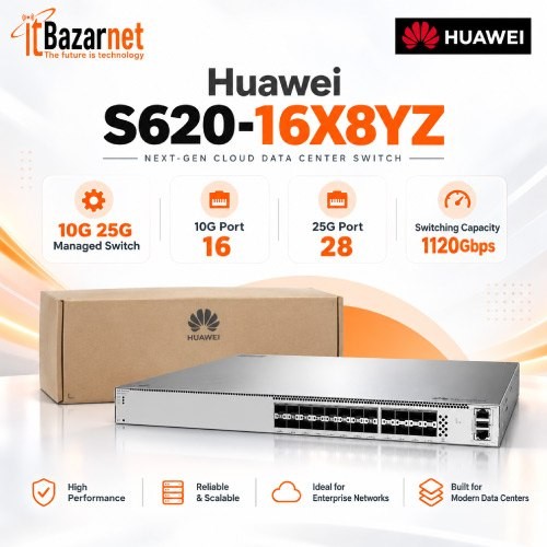 Huawei Switch S620-16X8YZ 16Port 10G with 8Port 25G Image