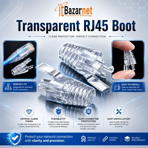 RJ45 Boot Cap Transparent Image