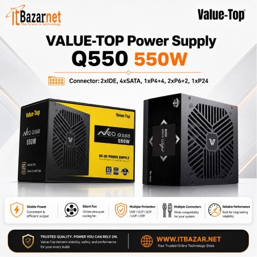 ValueTop Neo Q550 Real 550W Power Supply Image