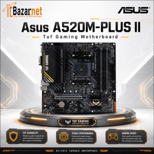 ASUS TUF GAMING A520M-PLUS II Motherboard Image
