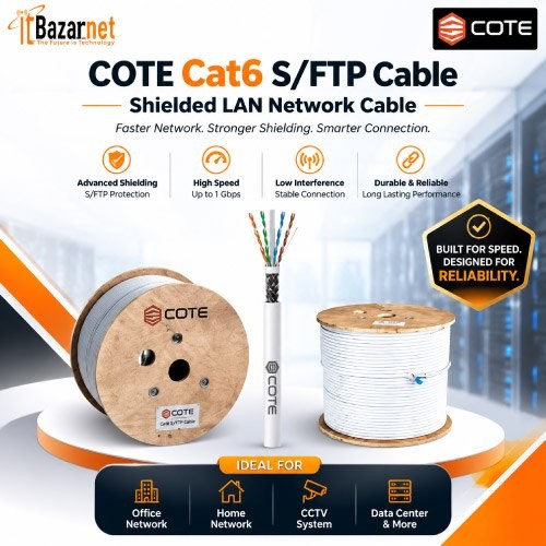 COTE Cat6 SFTP Cable Shielded LAN Network Cable Image