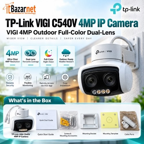 TPLink VIGI C540V 4MP Outdoor IP Camera Image